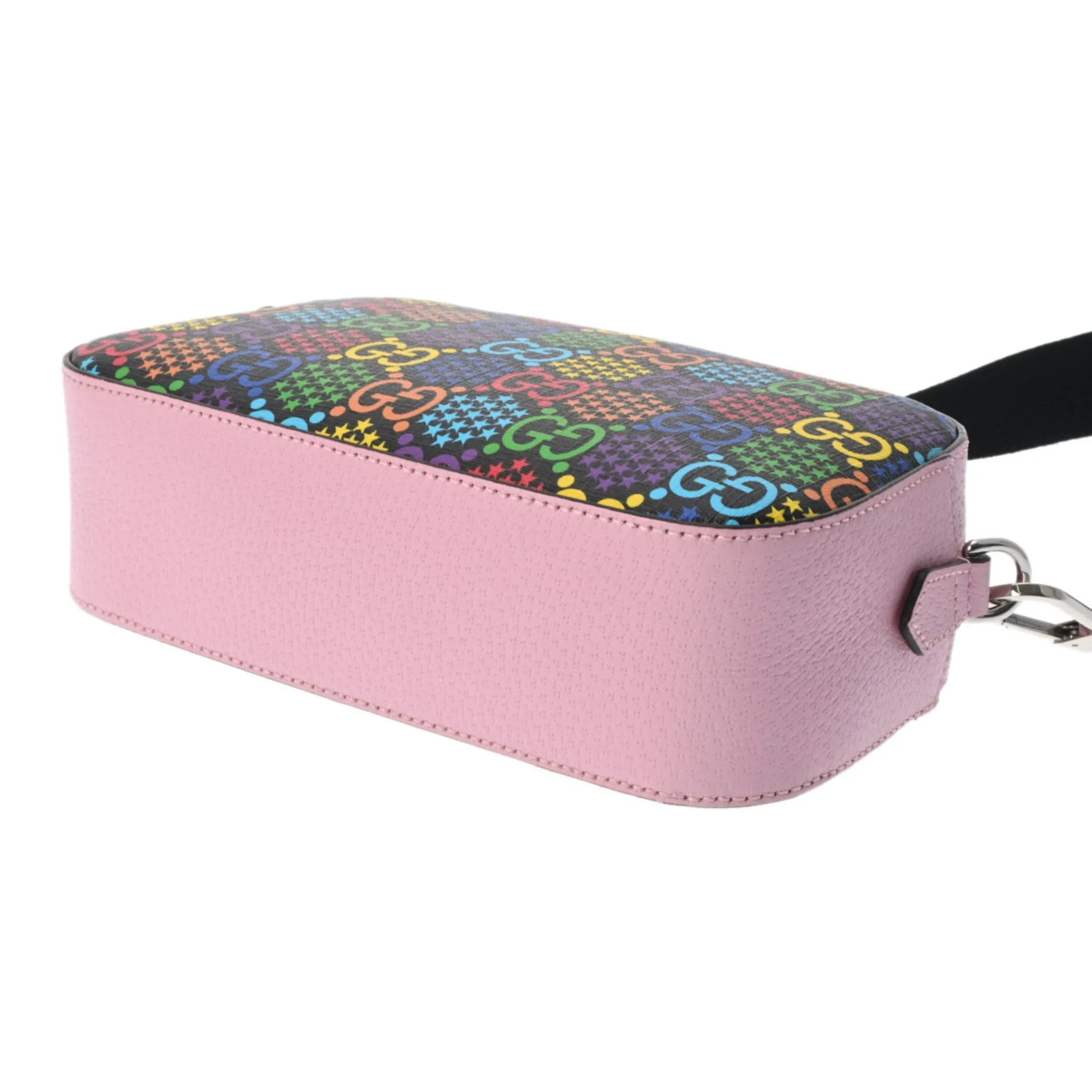 Gucci GG Psychedelic Pink/Multicolor 574886 Women's PVC Shoulder Bag