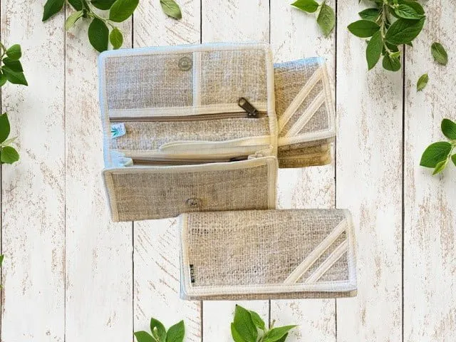 Handmade Himalayan Natural Hemp Wallet (3 Variations)