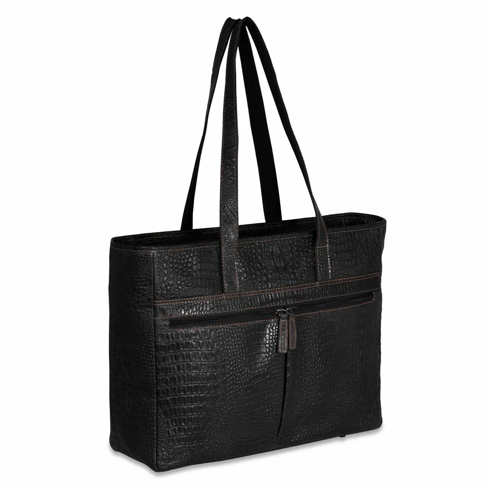 Hornback Croco Uptown Tote Bag #HB916