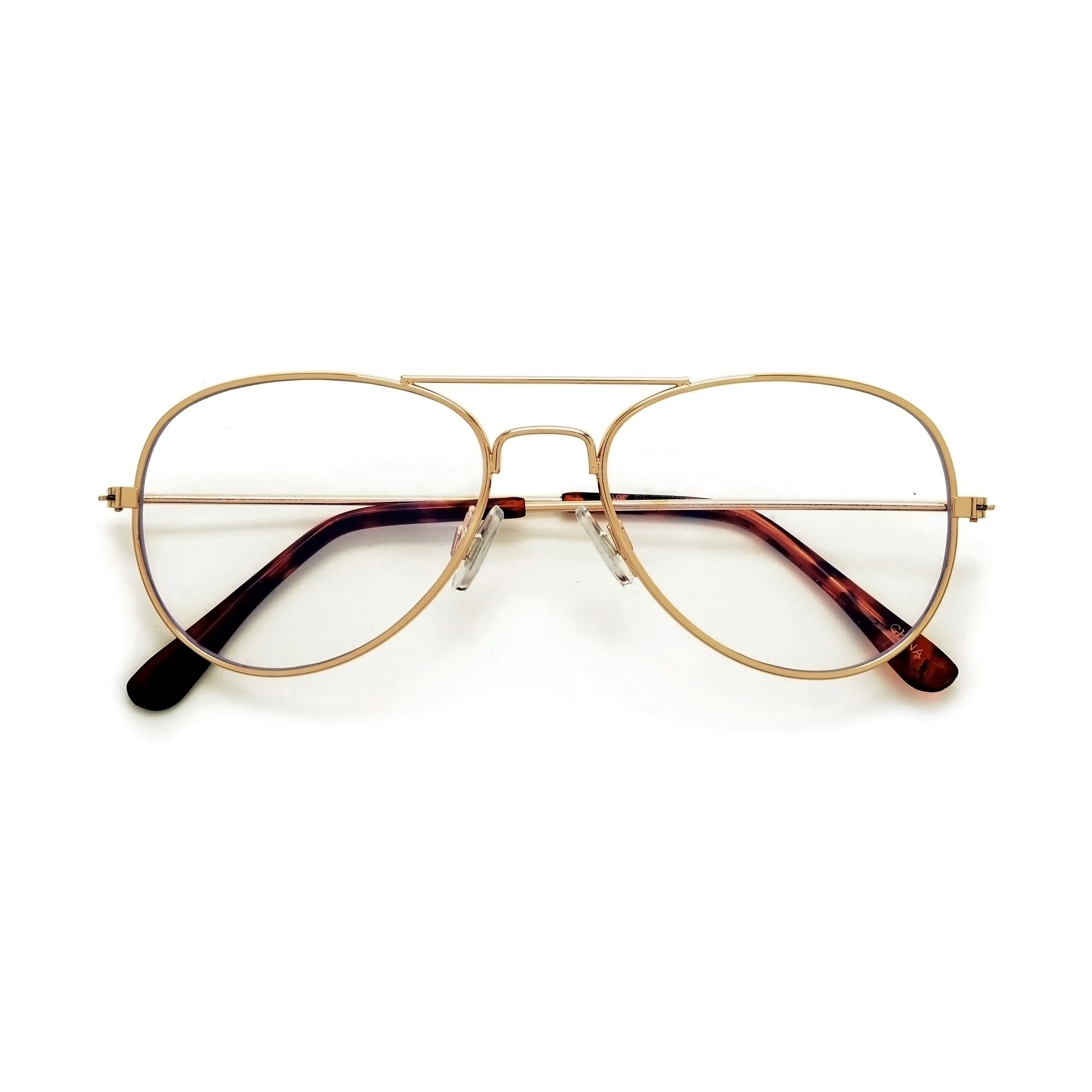 KIDS CLASSIC TEAR DROP BLUE LIGHT CLEAR AVIATOR