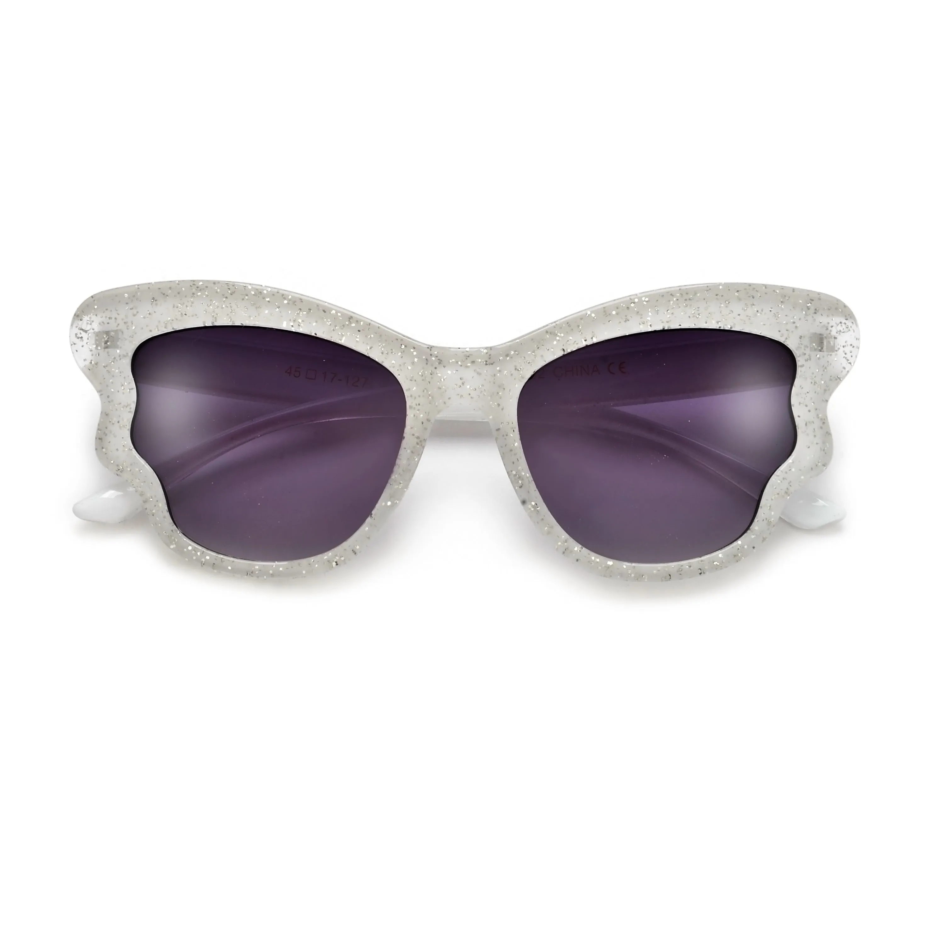 Kids Glitterful Butterfly Wings Sunglasses