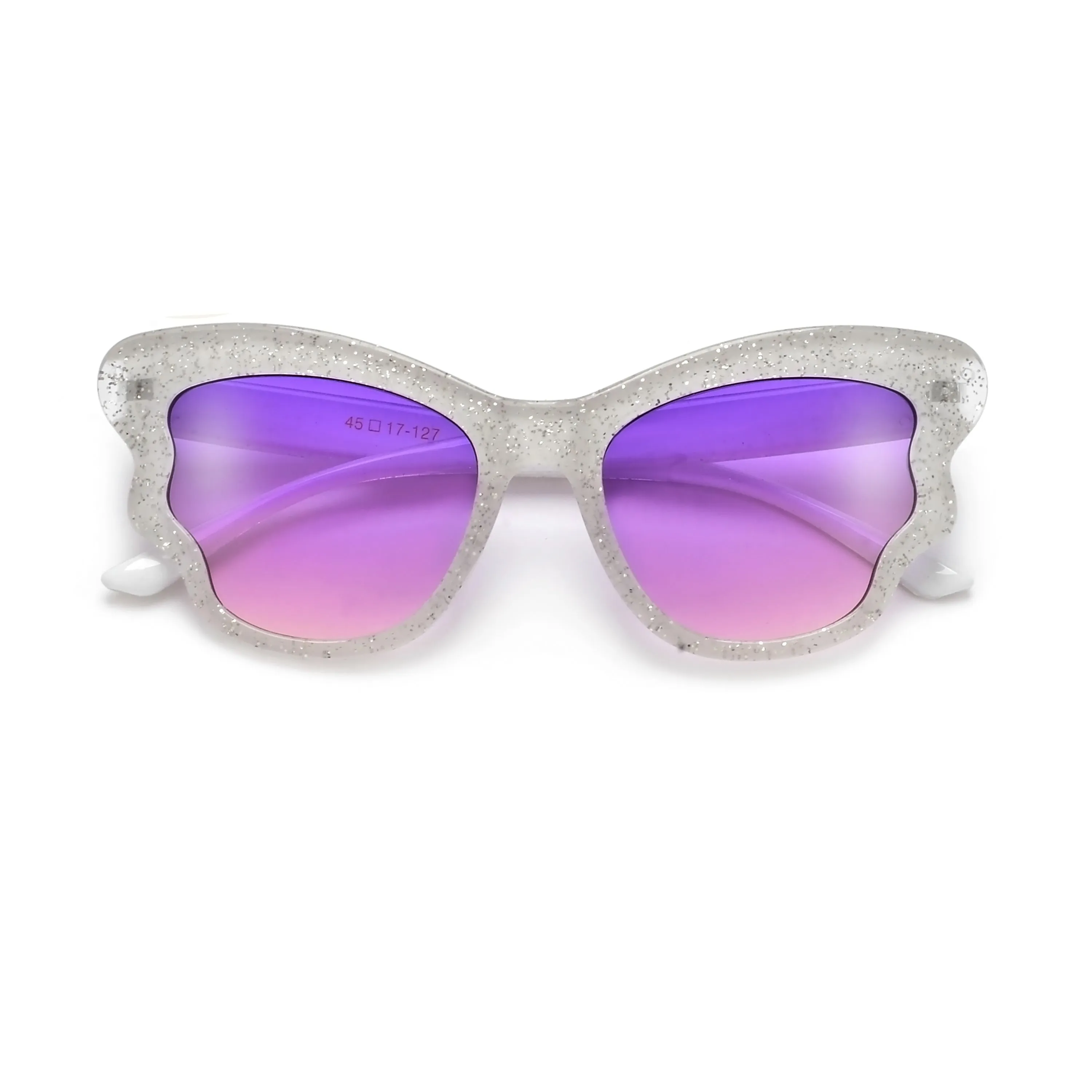 Kids Glitterful Butterfly Wings Sunglasses