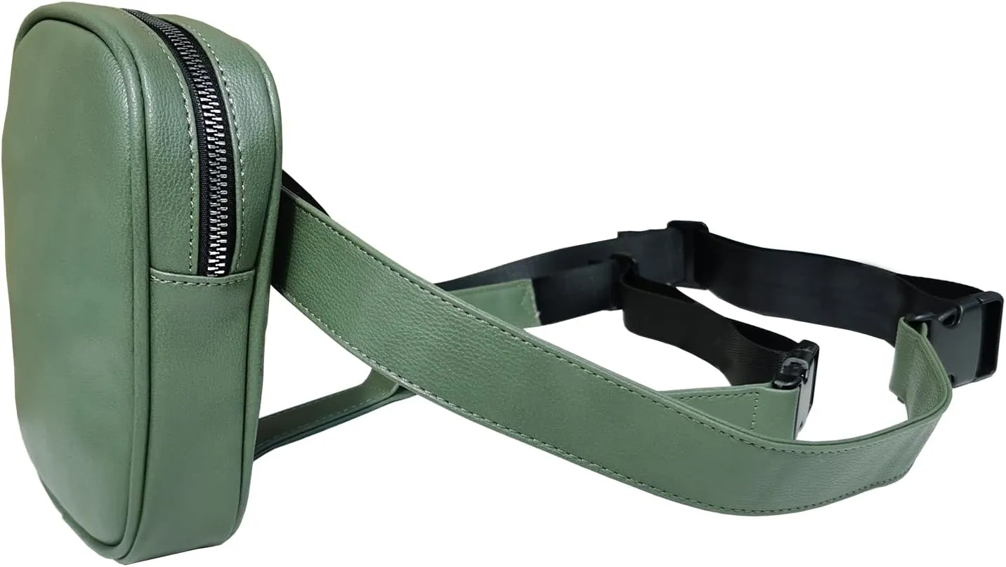 Larswon Women's Waist Pack, Black, Small
