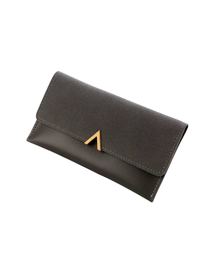 Leather Wallets Hasp Lady Moneybags Zipper Coin Purse
