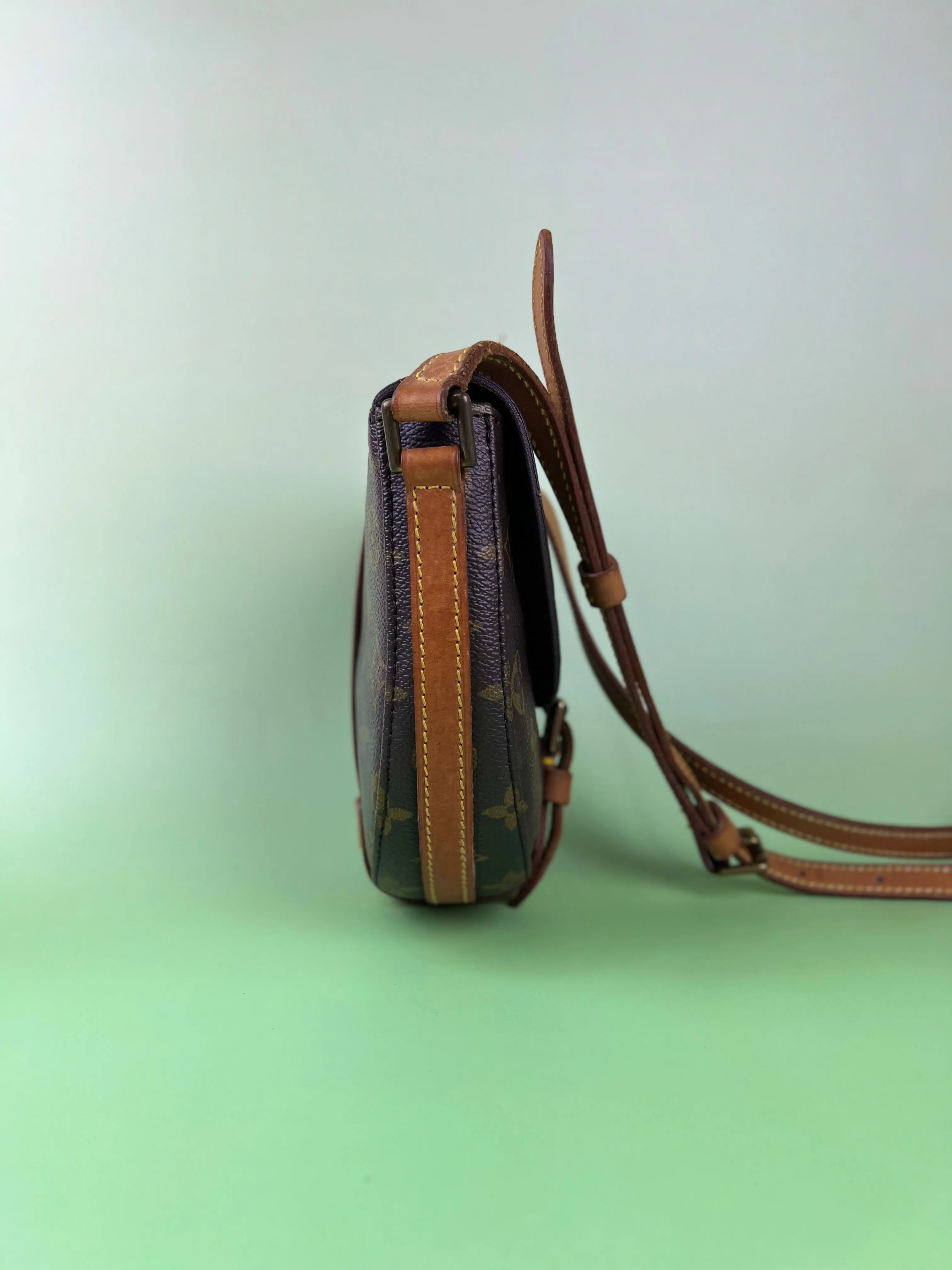LOUIS VUITTON Saumur BB Monogram Canvas Women Shoulder Bag