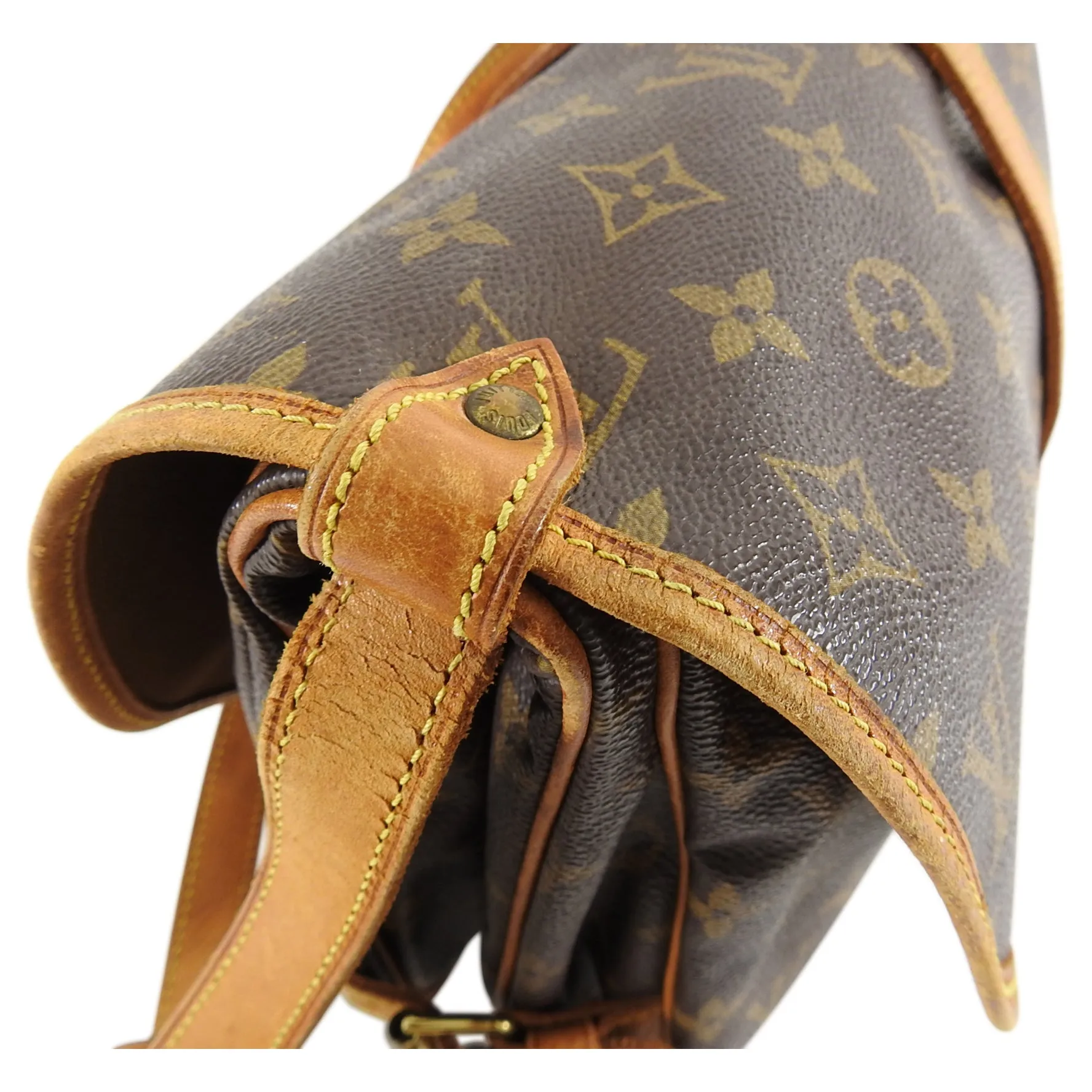 Louis Vuitton Vintage 1997 Monogram Saumur 30 Crossbody Bag