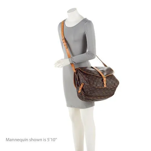 Louis Vuitton Vintage Monogram Canvas Saumur 35 Messenger Bag - FINAL SALE (SHF-23940)