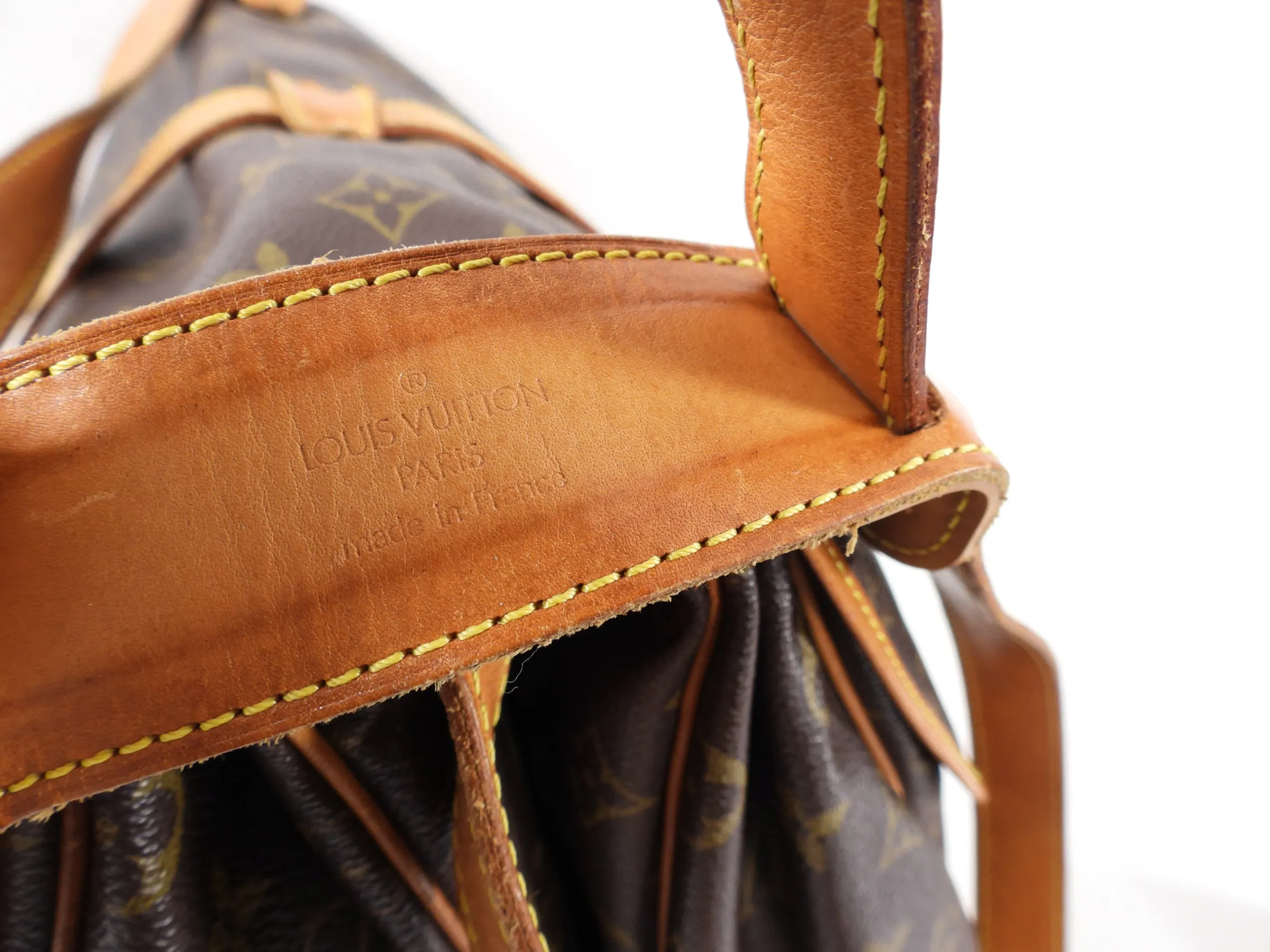 Louis Vuitton Vintage Monogram Saumur 35 Double Satchel Bag