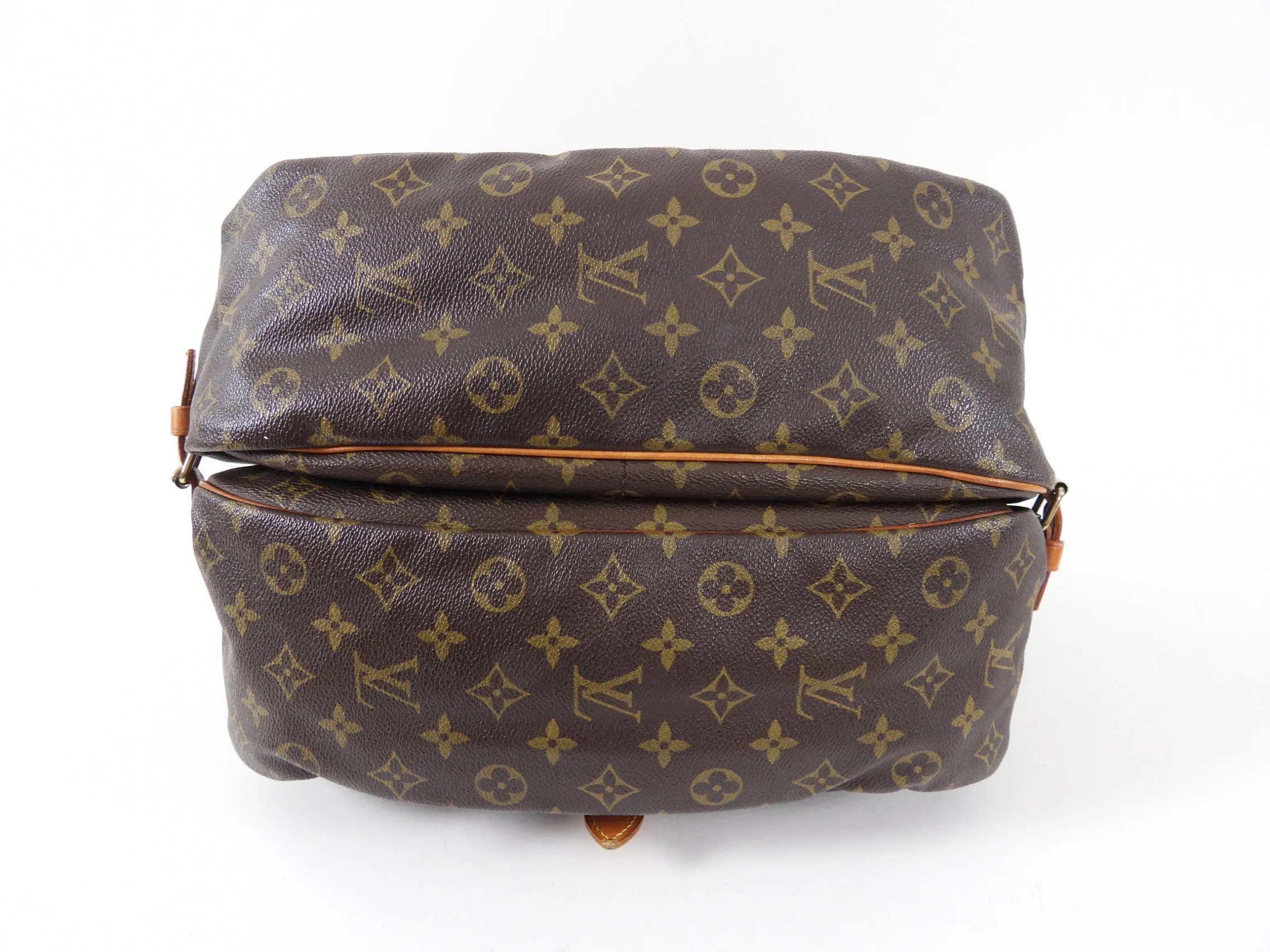 Louis Vuitton Vintage Monogram Saumur 35 Double Satchel Bag