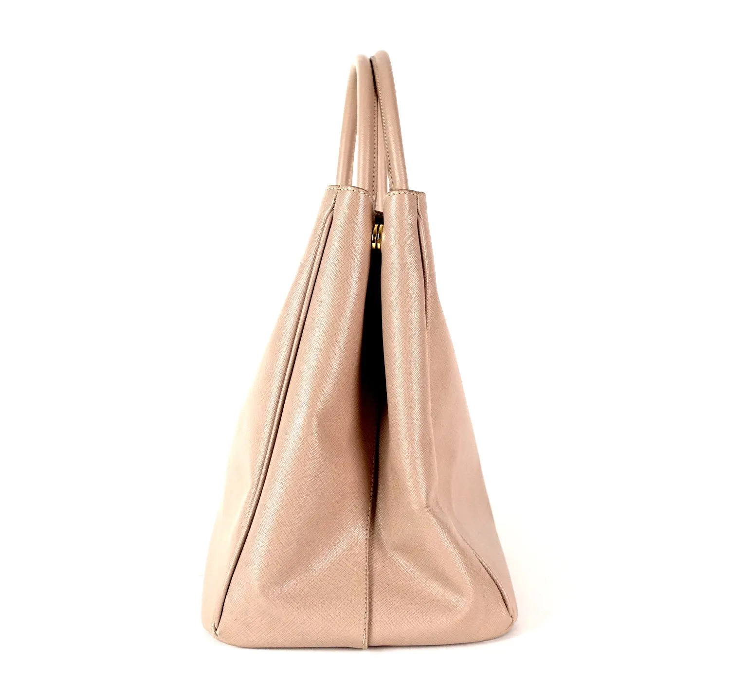 Lux Medium Saffiano Leather Tote Bag