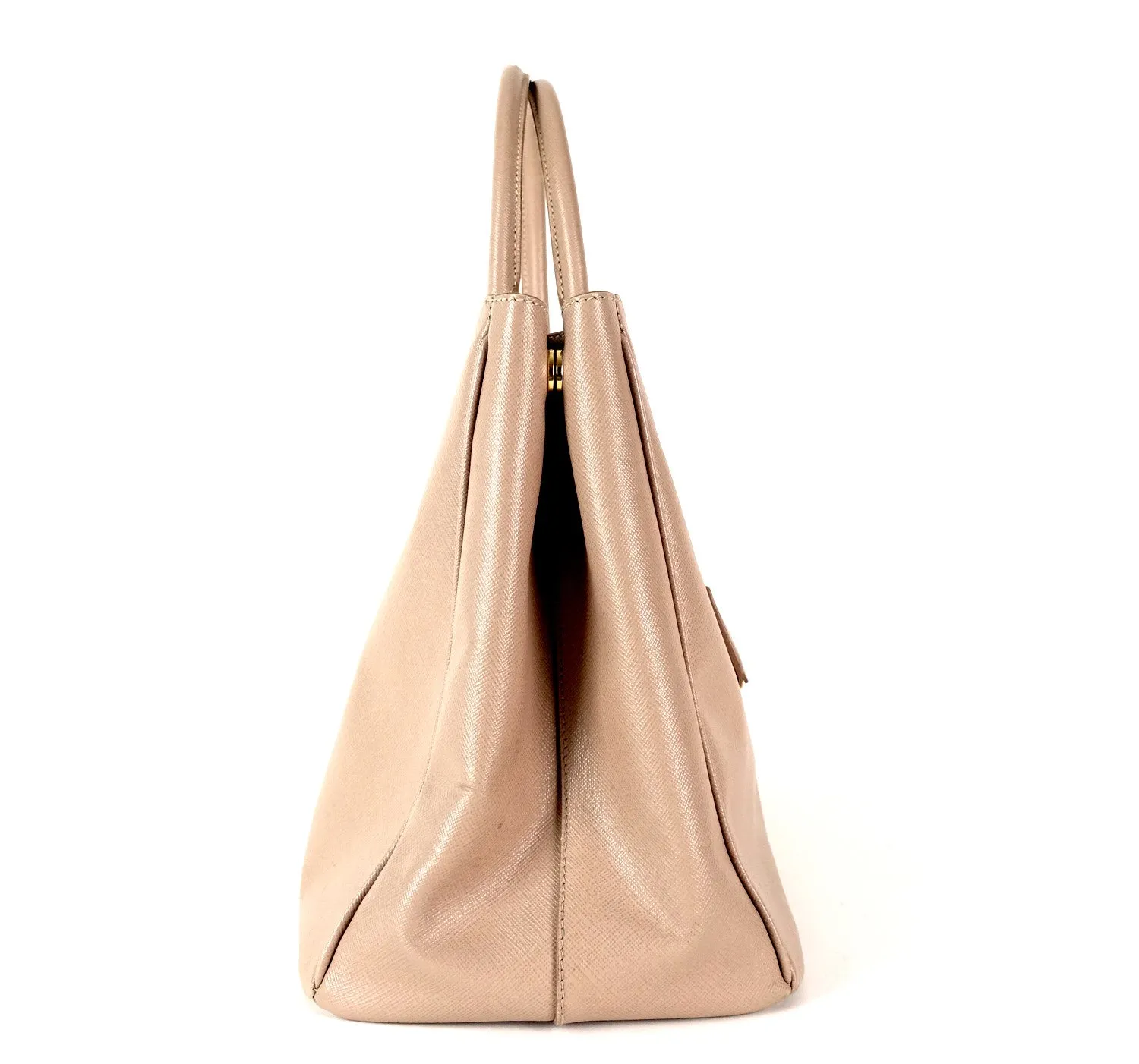 Lux Medium Saffiano Leather Tote Bag