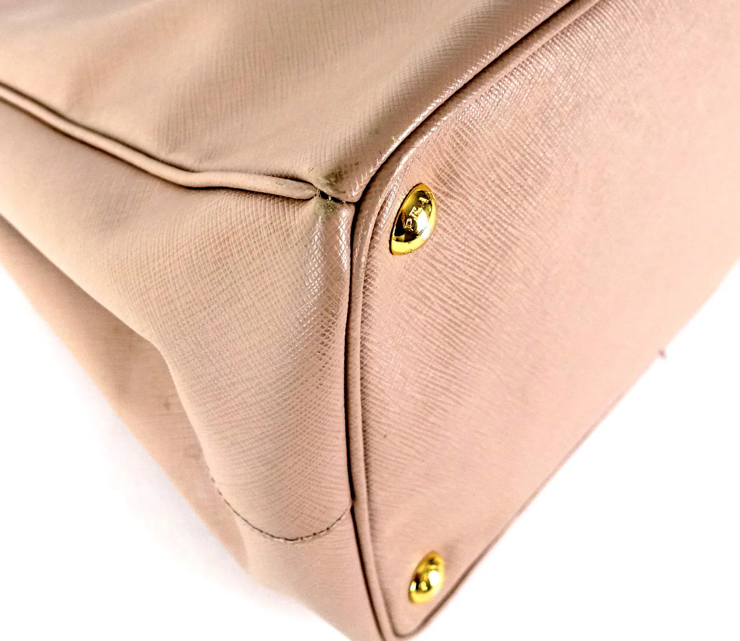 Lux Medium Saffiano Leather Tote Bag