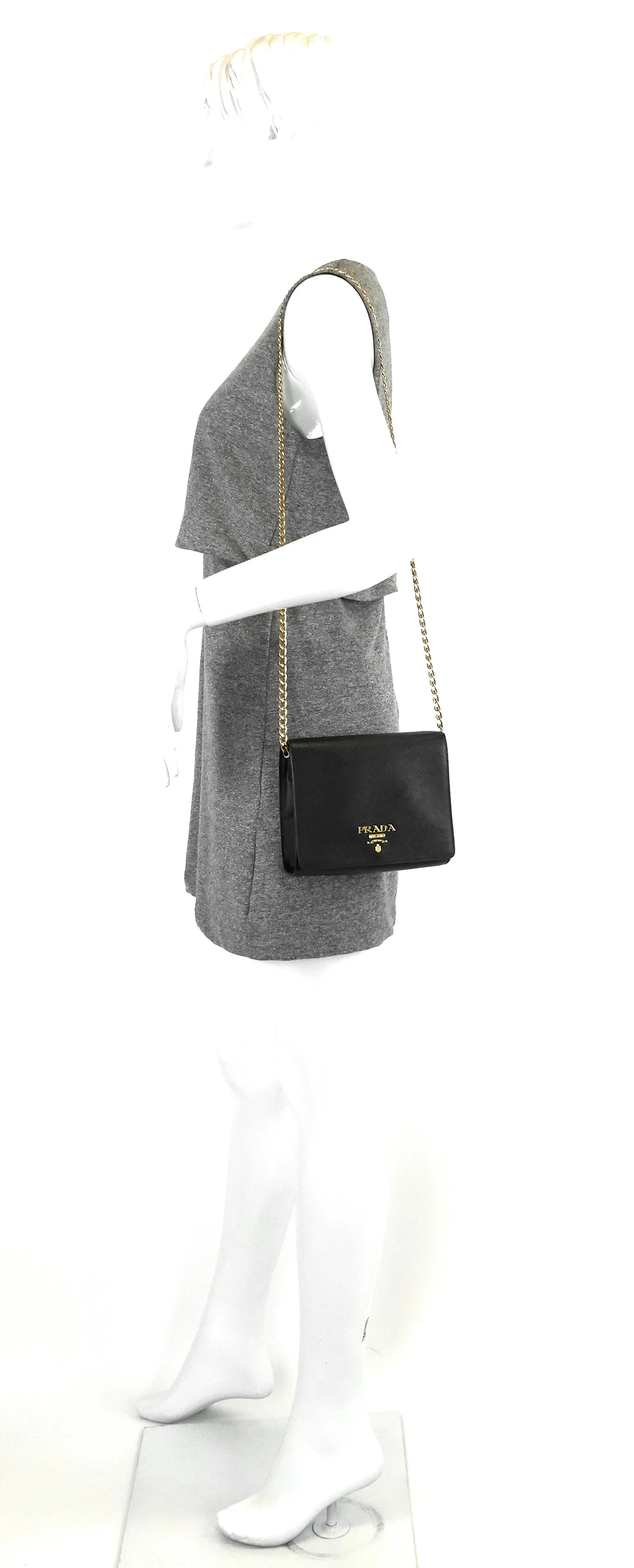 Lux Saffiano Leather Crossbody Bag
