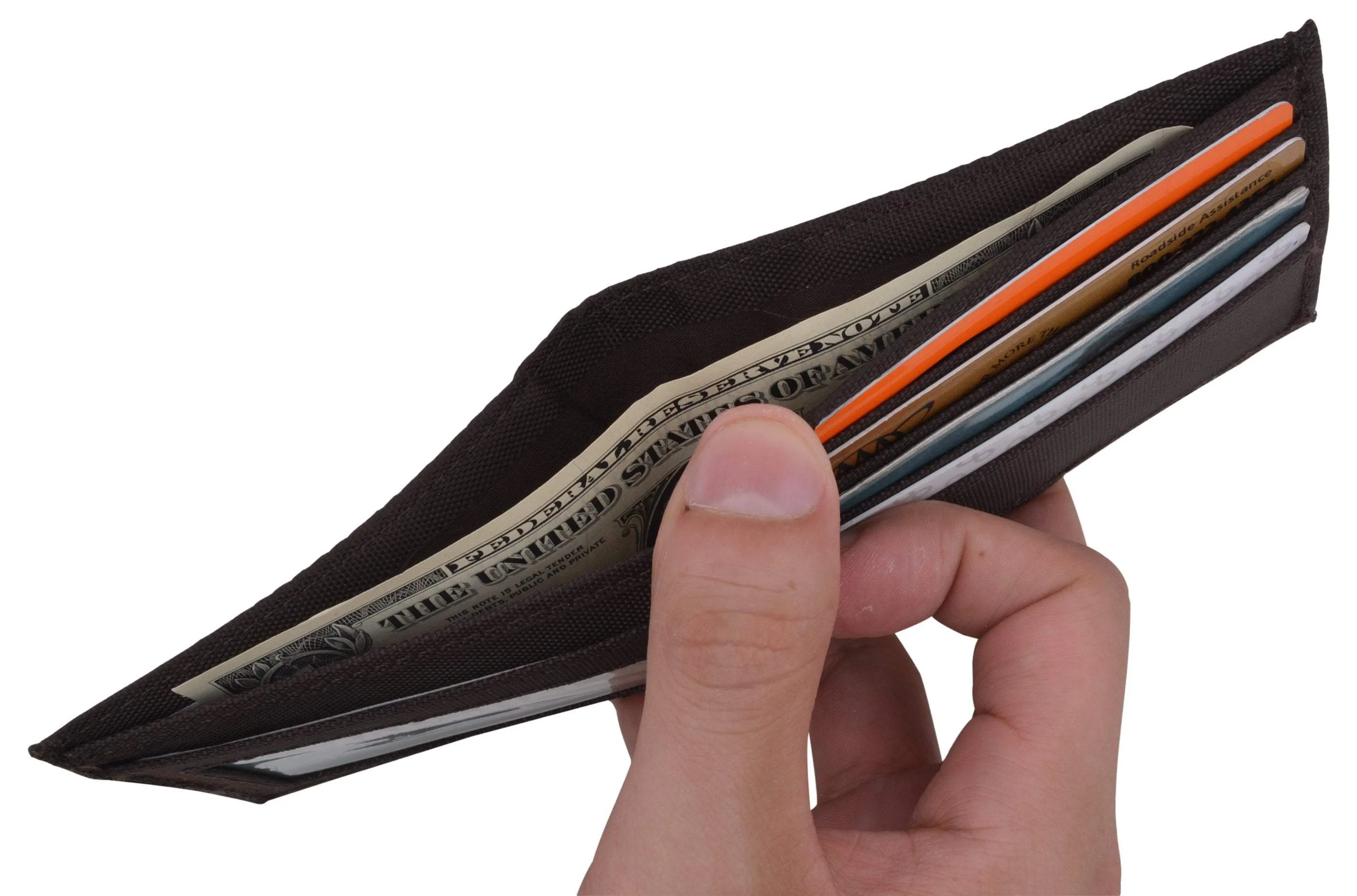 New Nylon Slim Compact Boys ID Card Bifold Wallet