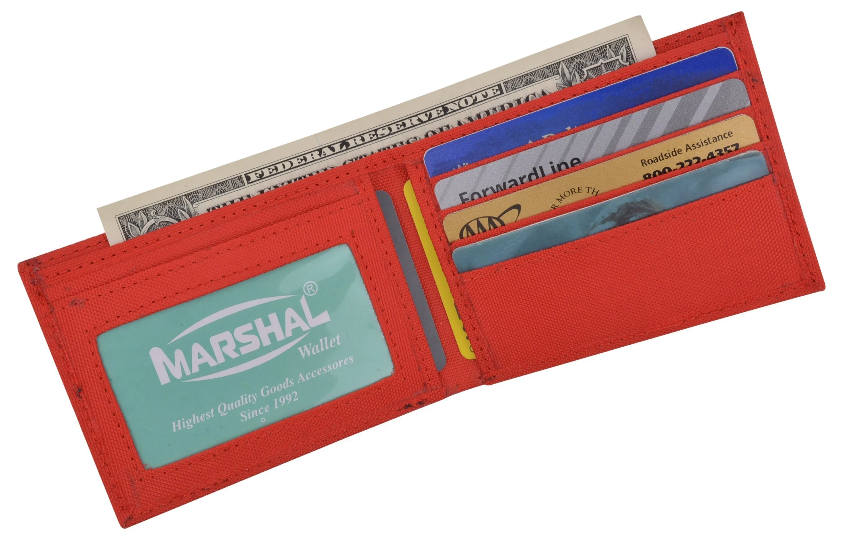 New Nylon Slim Compact Boys ID Card Bifold Wallet