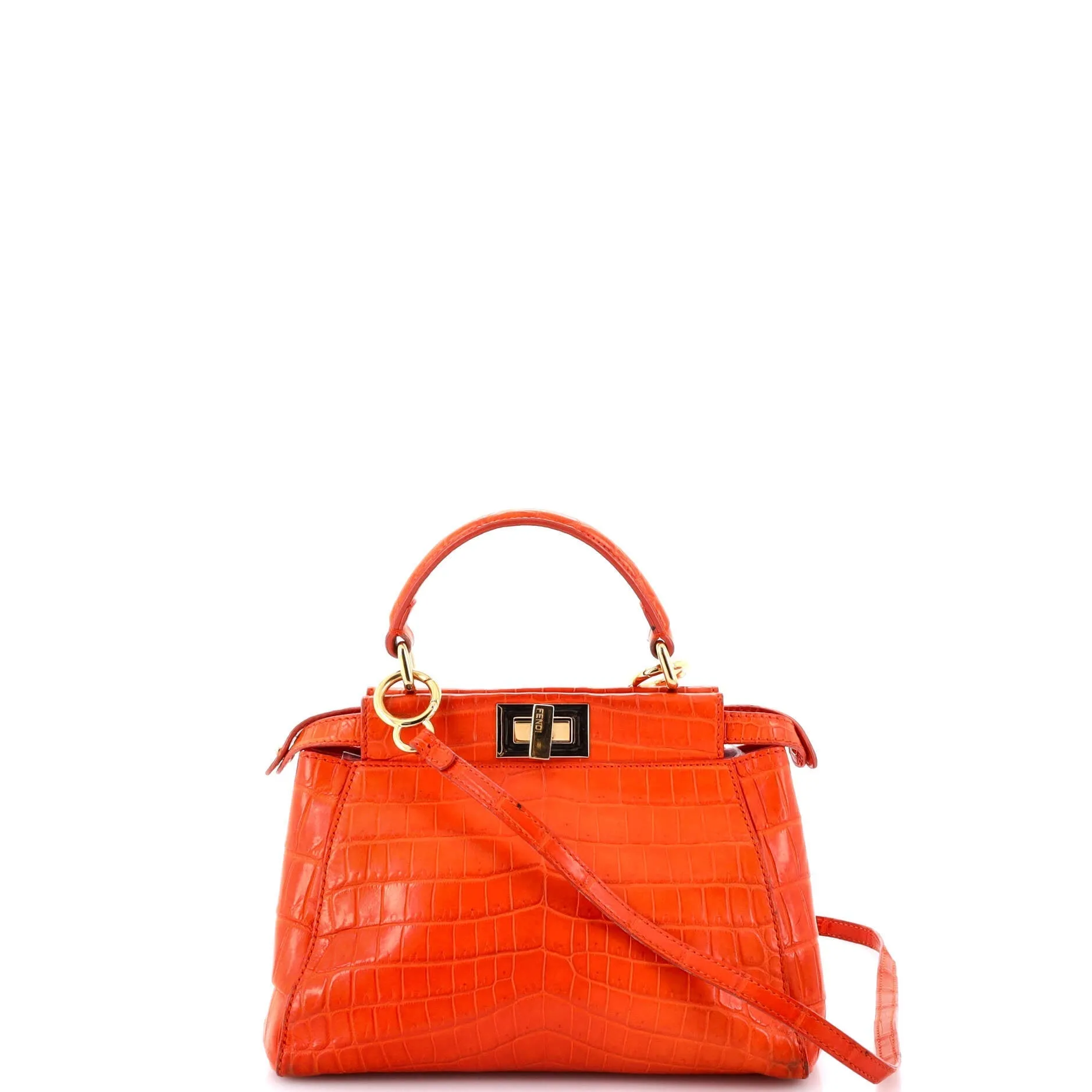 Peekaboo Bag Crocodile Mini