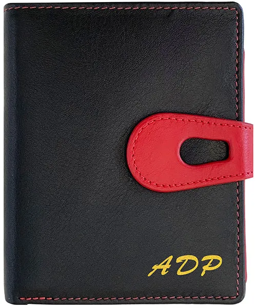 Personalized Genuine Leather Womens Small Wallet