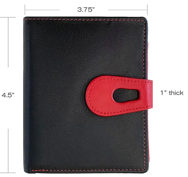 Personalized Genuine Leather Womens Small Wallet