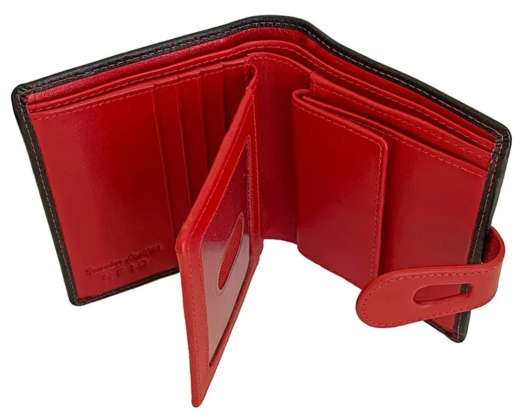 Personalized Genuine Leather Womens Small Wallet