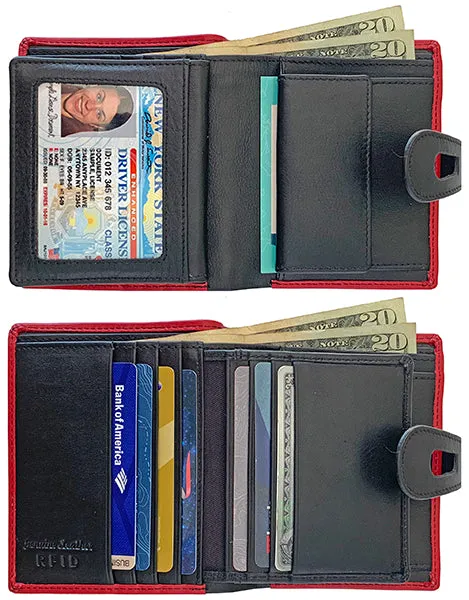Personalized Genuine Leather Womens Small Wallet