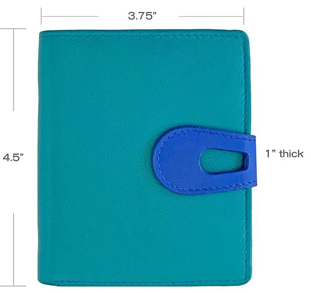 Personalized Genuine Leather Womens Small Wallet