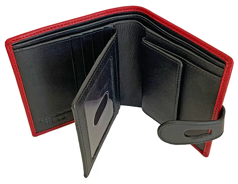 Personalized Genuine Leather Womens Small Wallet