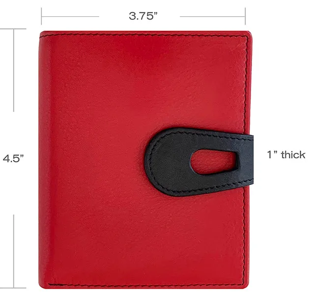 Personalized Genuine Leather Womens Small Wallet