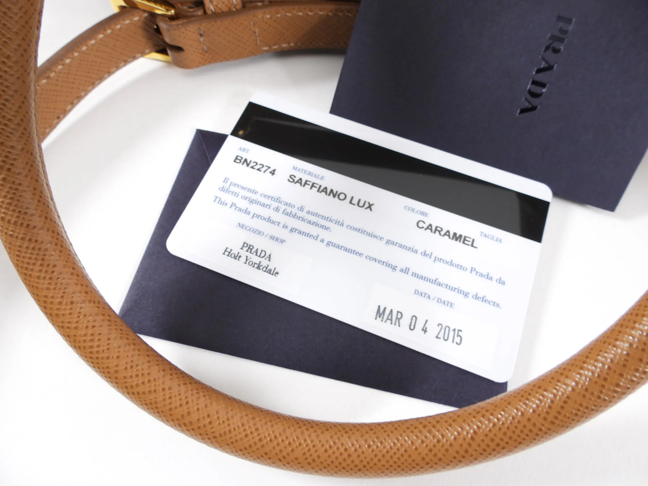 Prada Caramel Saffiano Lux Large Galleria Double Zip Bag