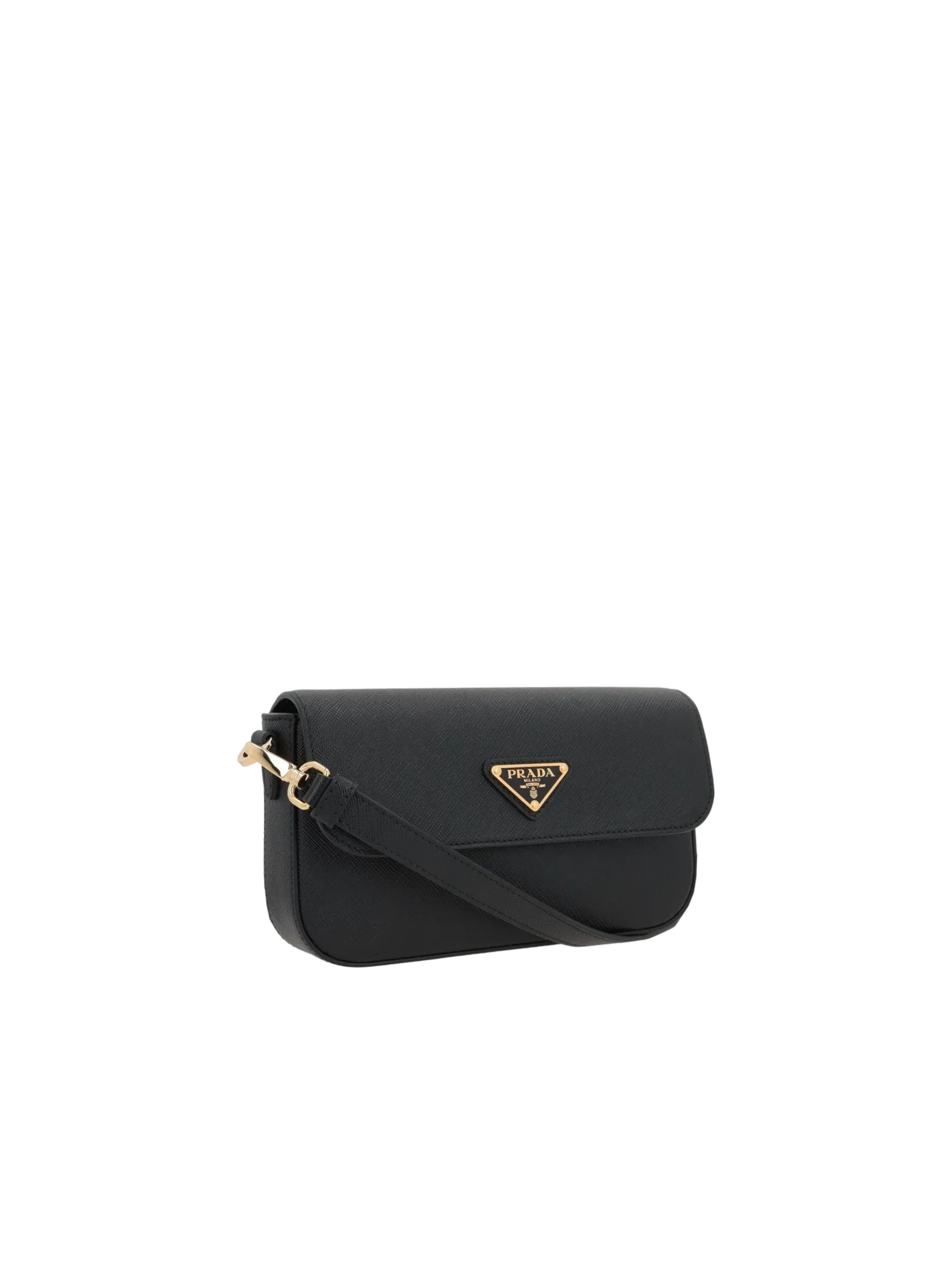 Saffiano Lux Leather Crossbody Bag