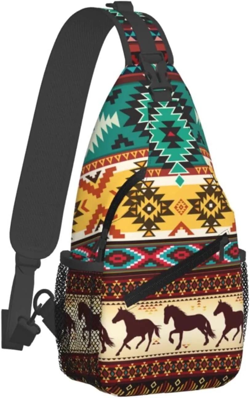 Sling Daypacks,adjustable Rope Crossbody One Shoulder Bag Travel Hiking Cycling for Men Women Gift