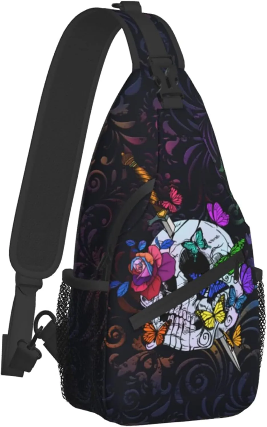 Sling Daypacks,adjustable Rope Crossbody One Shoulder Bag Travel Hiking Cycling for Men Women Gift