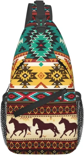 Sling Daypacks,adjustable Rope Crossbody One Shoulder Bag Travel Hiking Cycling for Men Women Gift