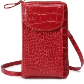 Small Crossbody Bag Cell Phone Purse Wallet Wristlet Card Clutch with Card Slot