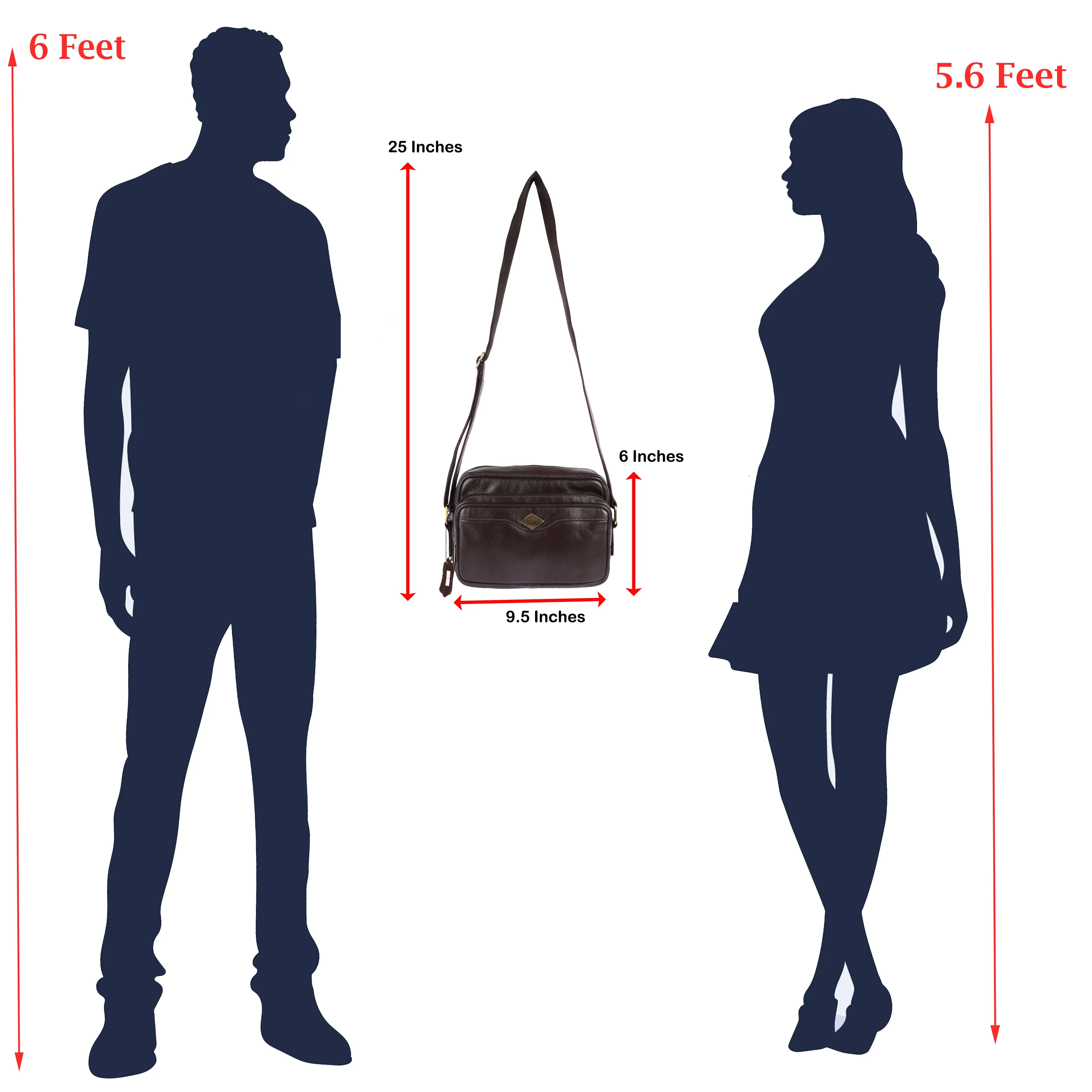 Taank Leather Crossbody/Messenger Bag #2874
