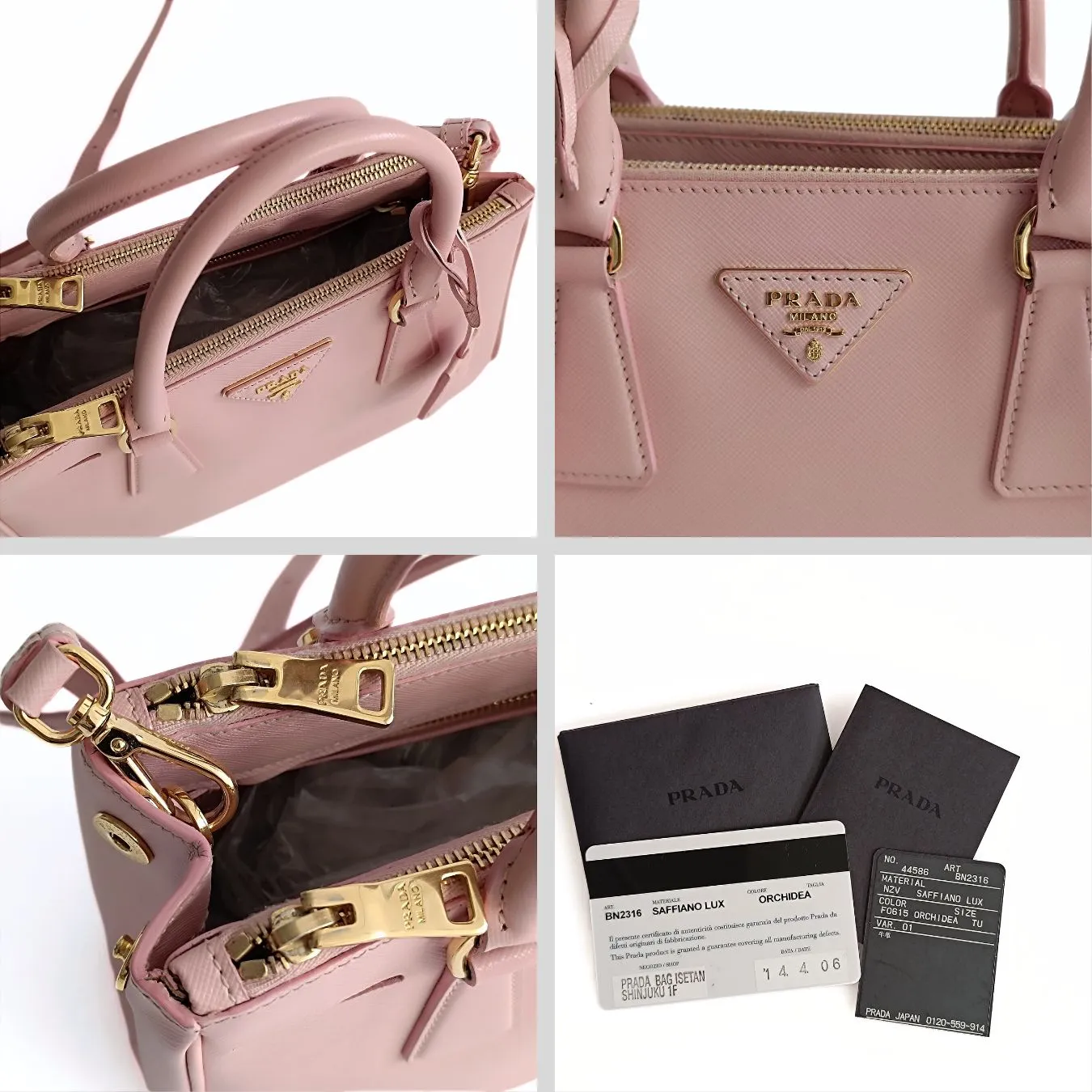Trendy Inspired Prada Prada Prada Galleria Medium Saffiano Lux Orchidea Shoulder Bag