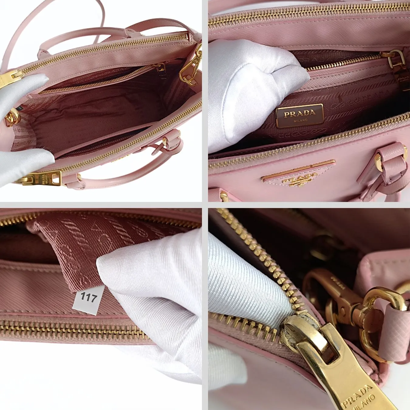 Trendy Inspired Prada Prada Prada Galleria Medium Saffiano Lux Orchidea Shoulder Bag