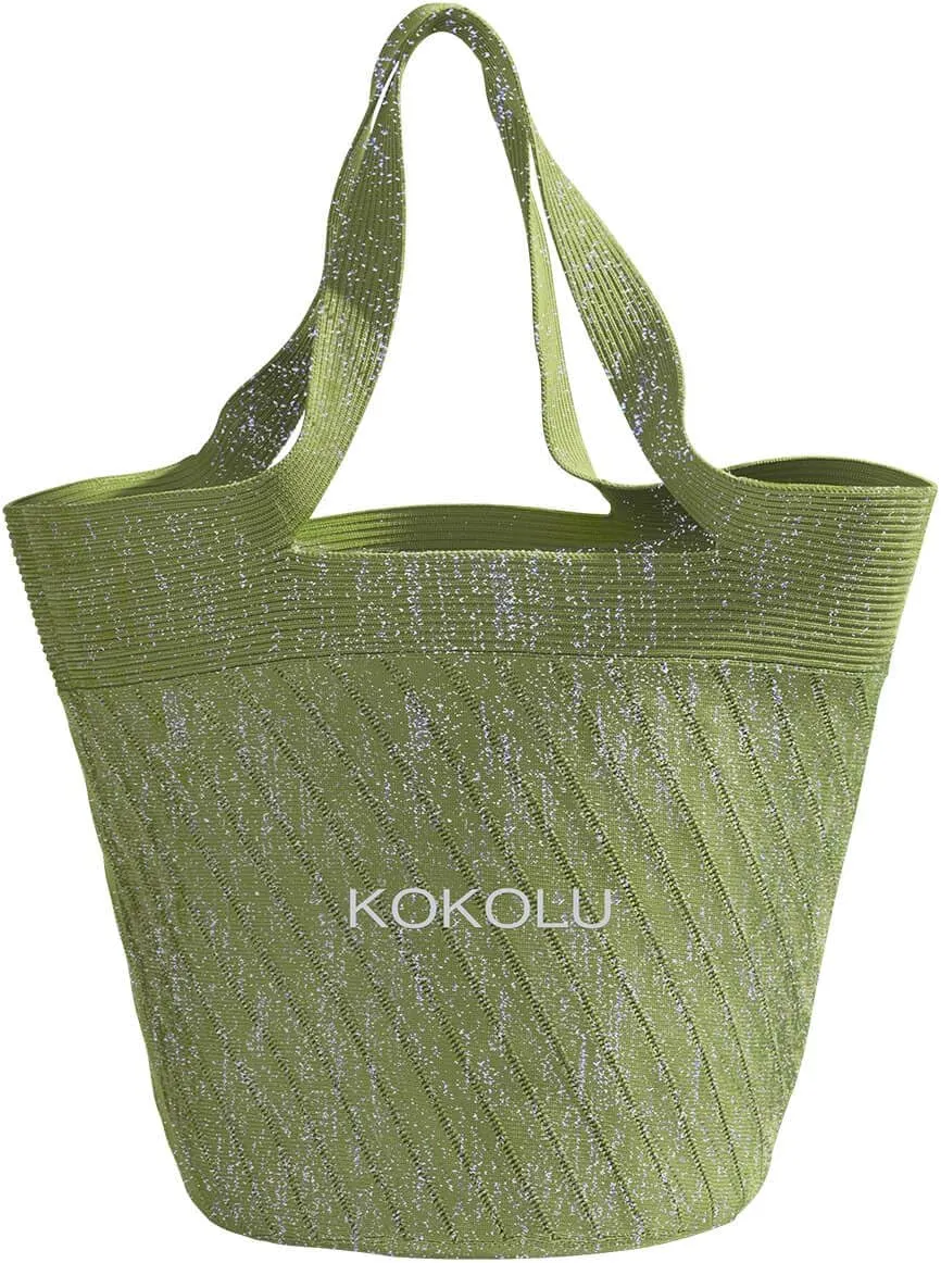 Ultra Lightweight Tote Bag For Women (18.7 x 8.5) - Upcycled Flexible Machine Washable Shopping Tote Bag For Women