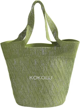 Ultra Lightweight Tote Bag For Women (18.7 x 8.5) - Upcycled Flexible Machine Washable Shopping Tote Bag For Women