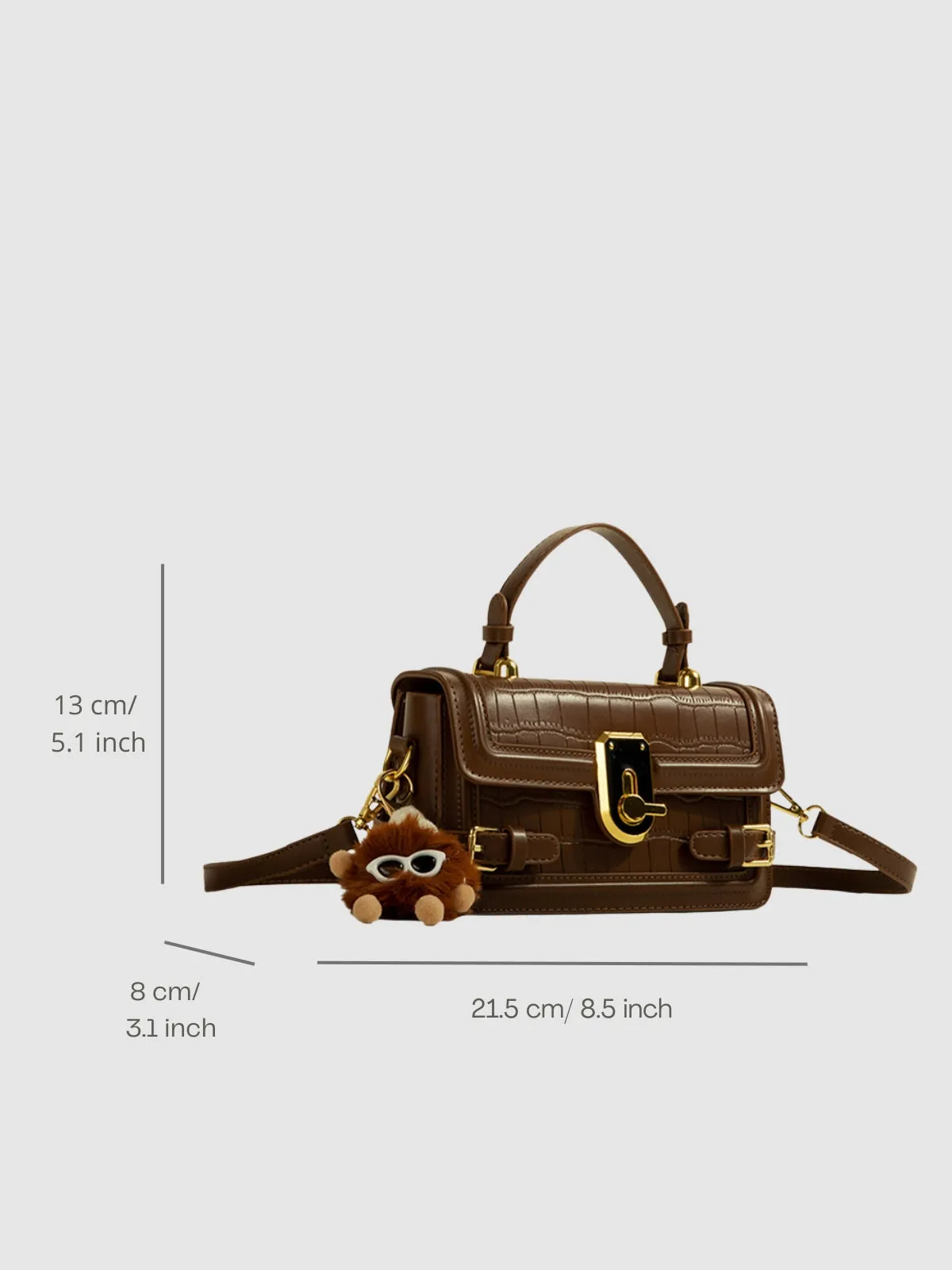 WLS Retro Single Shoulder Small Square Bag