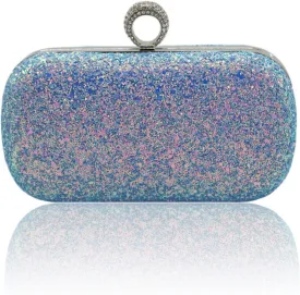 Women Clutch Bag Sequin Evening Bag Ladies Sparkly Handbag Bridal Wedding Purse Glitter Shoulder Bag