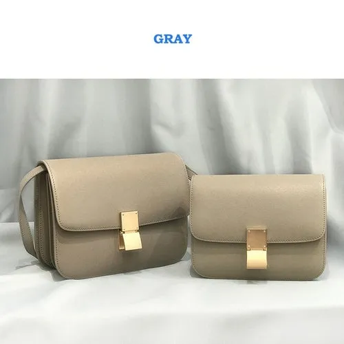 Women's Ins Retro Tofu Bags Female Small Square Shoulder Bag Messenger