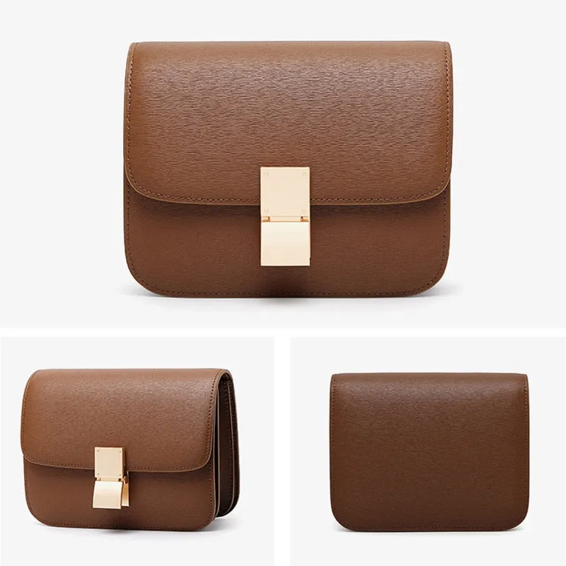 Women's Ins Retro Tofu Bags Female Small Square Shoulder Bag Messenger
