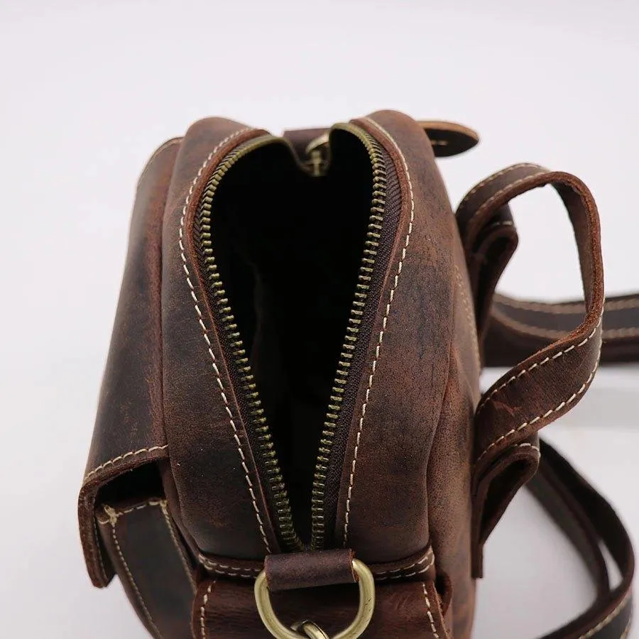 Woosir Leather Messenger Shoulder Bag Men