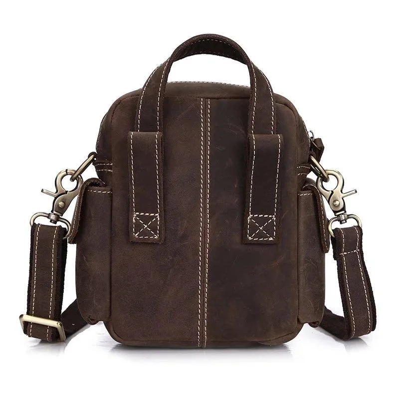 Woosir Leather Messenger Shoulder Bag Men