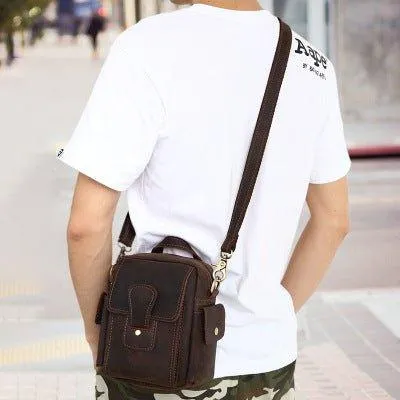 Woosir Leather Messenger Shoulder Bag Men